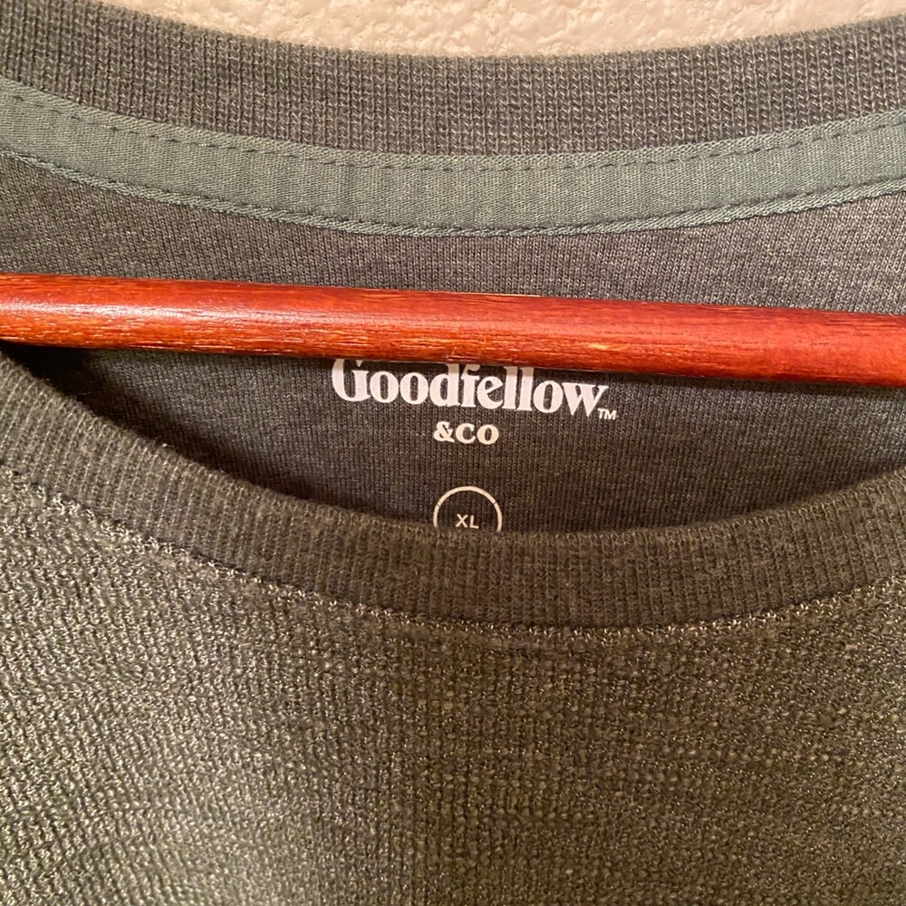 Goodfellow Textured Crew Neck Shirt - Picture 9 of 9